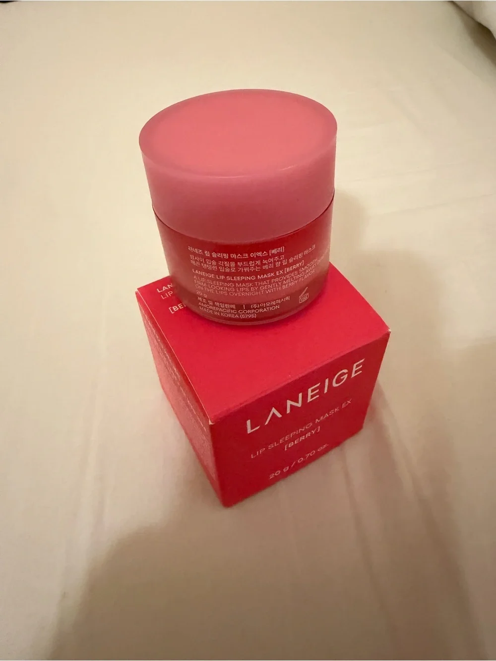 LANEIGE Lip Sleeping Mask EX - Berry Red Box